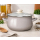 Altom Garnek emaliowany 22cm z pokrywą szklaną 3,5l taupe - 1580546 - zdjęcie 6
